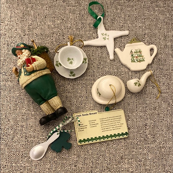 Other - Irish Themed Christmas Ornaments Set